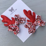 Small Alani Reindeer Piggy Clip Pair