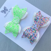 Glitter Bow Set