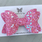 Alani Bow - Pink Glitter