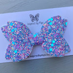 Alani Bow - Blue & Pink & WhiteSparkles