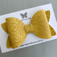 Alani Bow - Mustard