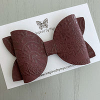 Alani Bow - Maroon