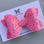 Alani Bow - Purple & Pink Glitter