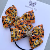 Elastic Bow Piggy Pair - Halloween