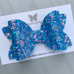 Alani Bow - Blue & Pink Sparkles