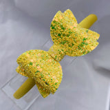 Alani Bow Headband - Yellow Delight