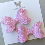 Small Mariah Piggy Clip Pair - Baby Pink