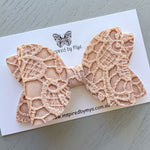 Alani Bow - Almond Lace