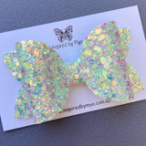 Alani Bow - Pastel Green Surprise Glitter