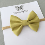 Layla Fabric Bow - Pistachio