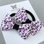 Nylon Hair Tie Piggy Pair
