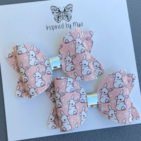 Small Alani Piggy Clip Pair - Bunnies