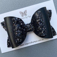 Charlotte Bow - Black Glitter