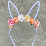 Easter Bunny Floral Headband