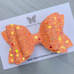 Charlotte Bow - Orange Sparkles Glitter