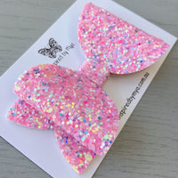 Alani Bow - Pink Mix Glitter