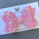 Alani Bow - Bubblegum Pink Surprise Glitter