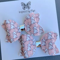 Small Alani Piggy Clip Pair - Bunnies