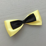 Large Yellow & Black Bow