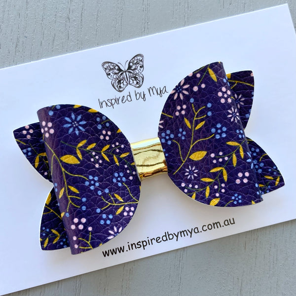 Small Alani Bow - Floral