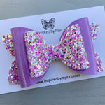 Charlotte Bow - Purple & Silver