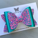 Charlotte Bow - Pink Purple & Mint