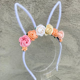 Easter Bunny Floral Headband